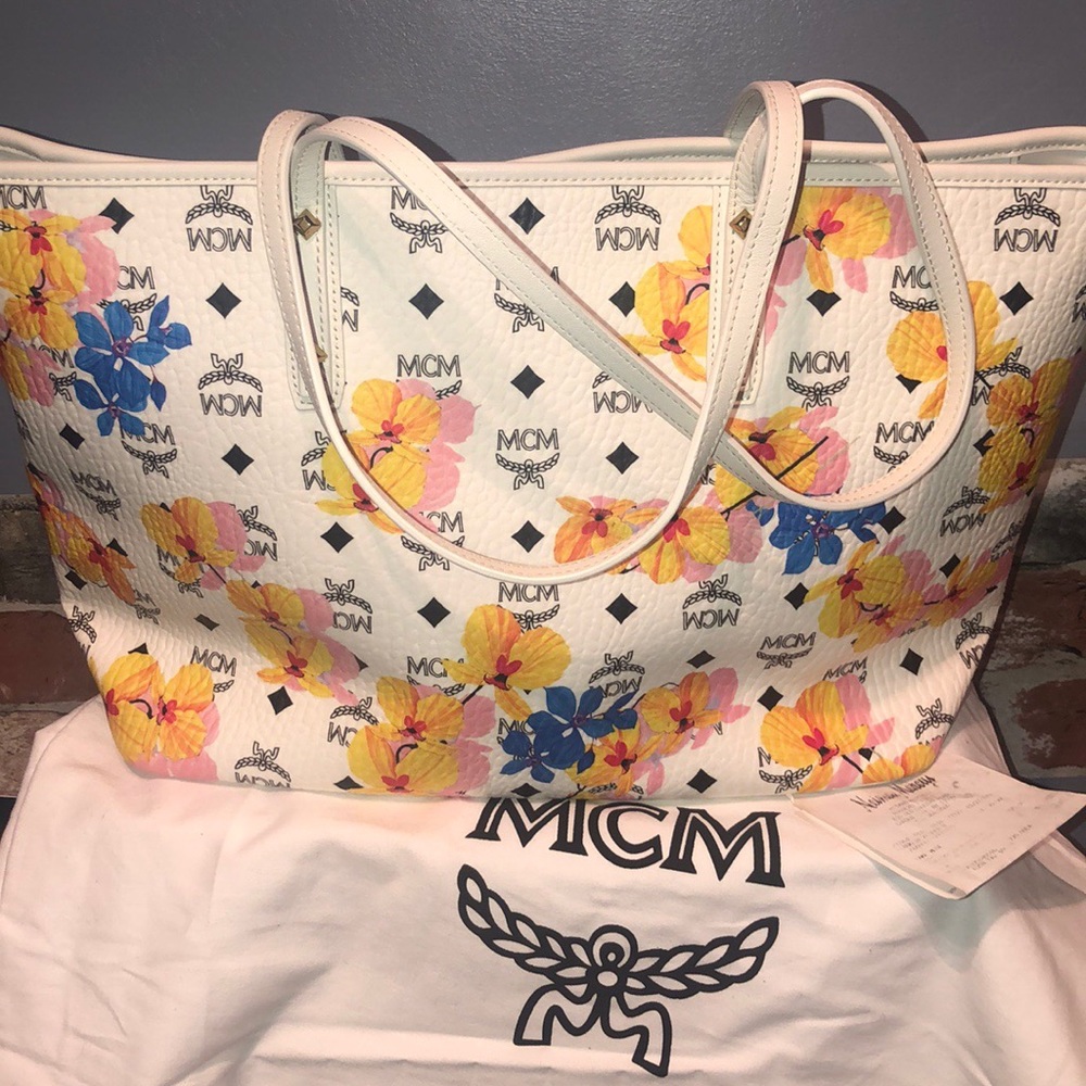 Used authentic MCM tote